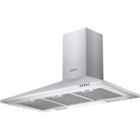 Refurbished Candy CCE119/1X 90cm Chimney Cooker Hood Stainless Steel
