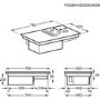 Refurbished AEG 6000 Series CCE84543FB 78cm 4 Zone Venting Induction Hob Recirculation Only