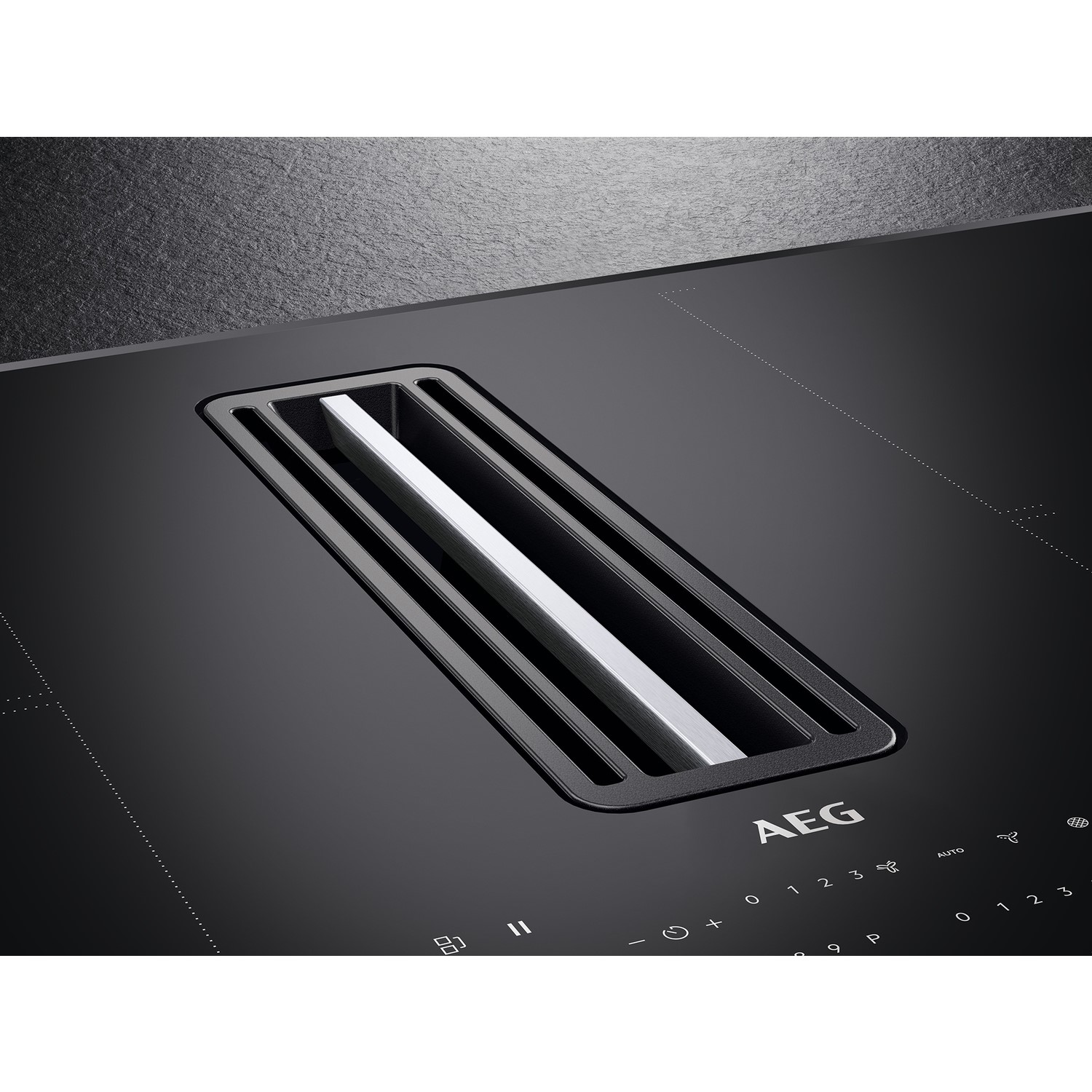 AEG 8000 Series 83cm 4 Zone Venting Induction Hob With Double Bridge