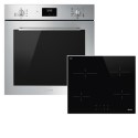 CCELEPK1 Smeg Cucina Multifunction Oven and Ceramic Hob Pack
