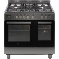 Candy CCG9D52PX Twin Cavity 90cm Dual Fuel Range Cooker Stainless Steel