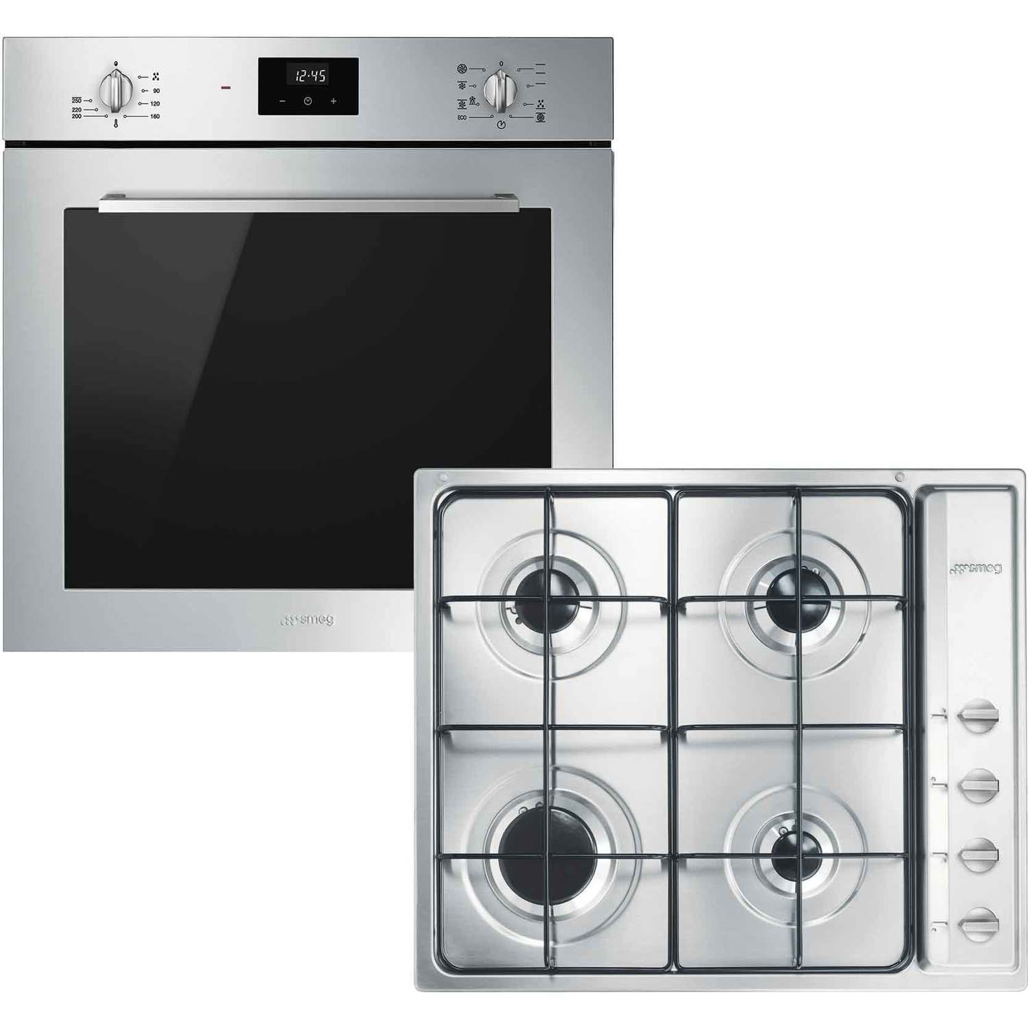 Smeg Cucina Multifunction Oven & Gas Hob Pack