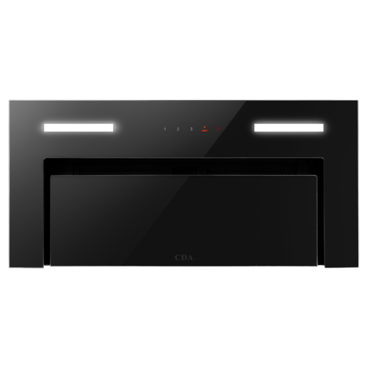 CDA 60cm Canopy Hood with HoodConnect - Black