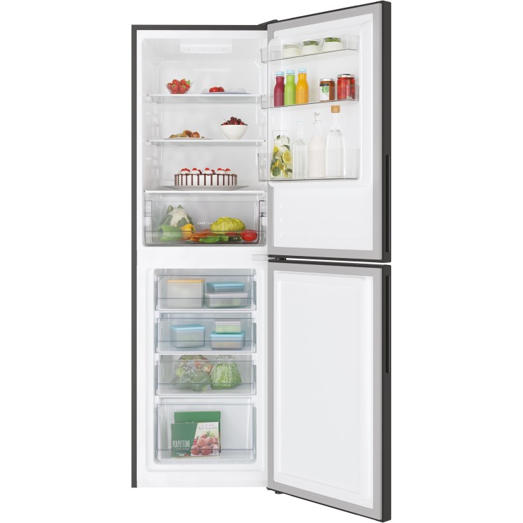 Candy 252 Litre 50/50 Freestanding Fridge Freezer - Black