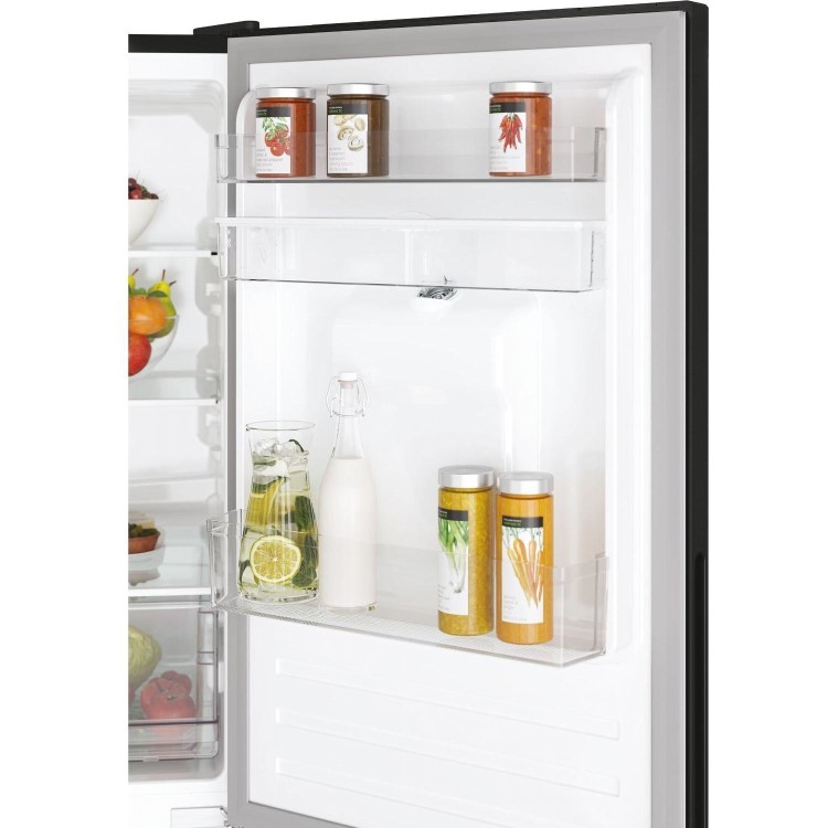 Candy 246 Litre 50/50 Freestanding Fridge Freezer With Extra Large Salad Crisper - Black