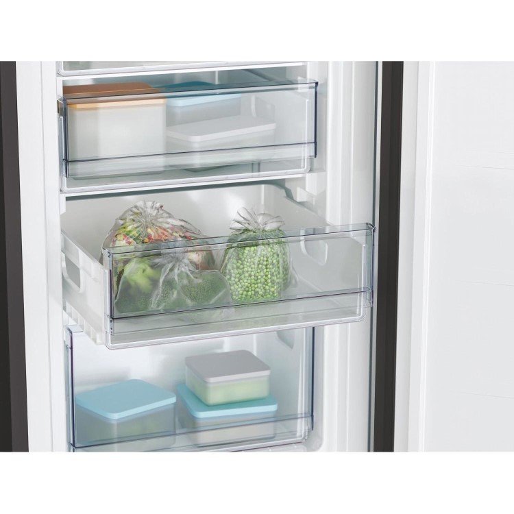 Candy 246 Litre 50/50 Freestanding Fridge Freezer With Extra Large Salad Crisper - Black