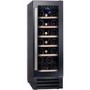Refurbished Candy CCVB30UK/1 Freestanding 19 Bottle Single Zone Slimline Wine Cooler Black