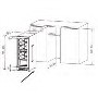 Candy CCVB60 30cm Wine Cooler Stainless Steel