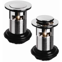 Brass Click Clack Waste slotted