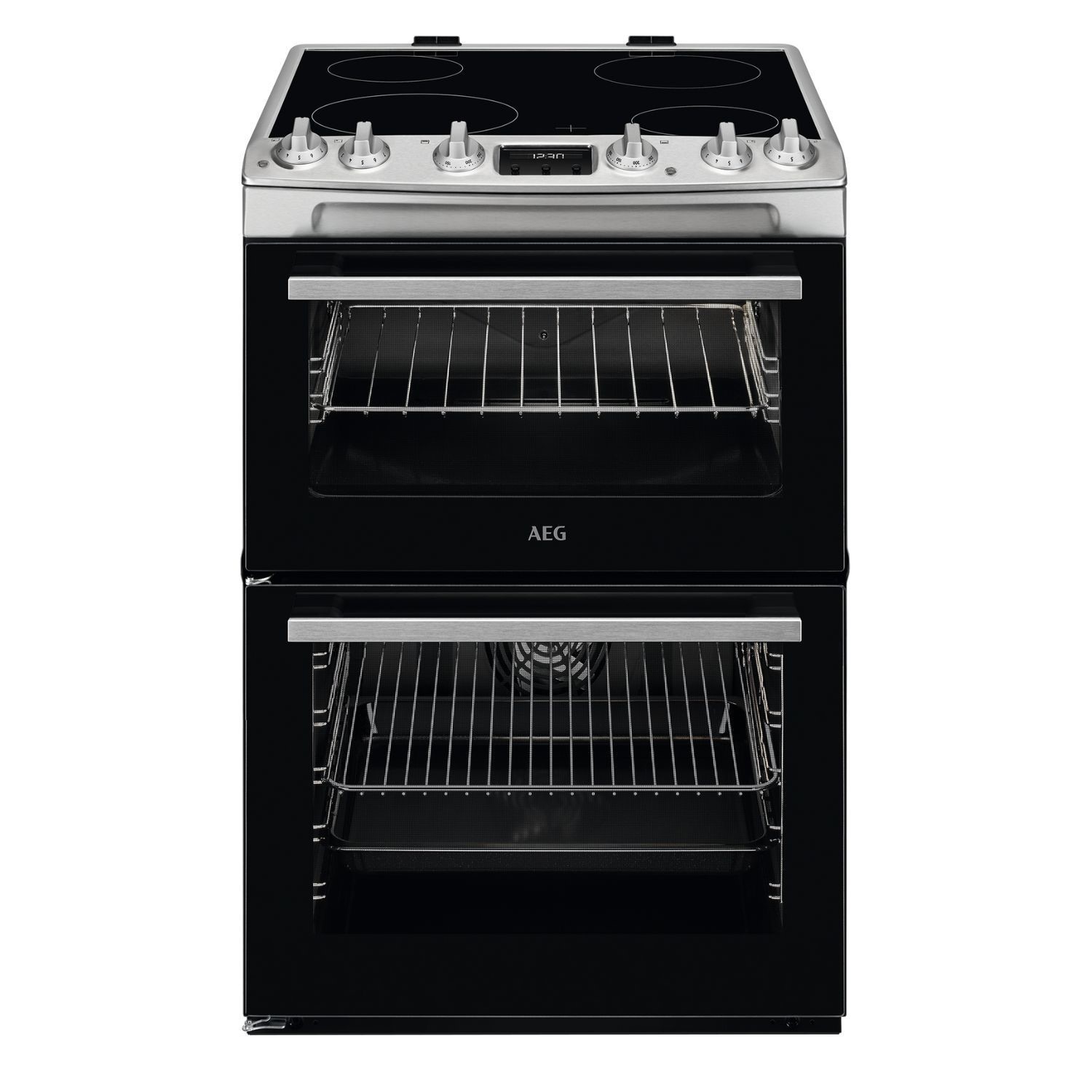 AEG CCX6540ACM 5000 Series 60cm Electric Cooker - Stainless steel