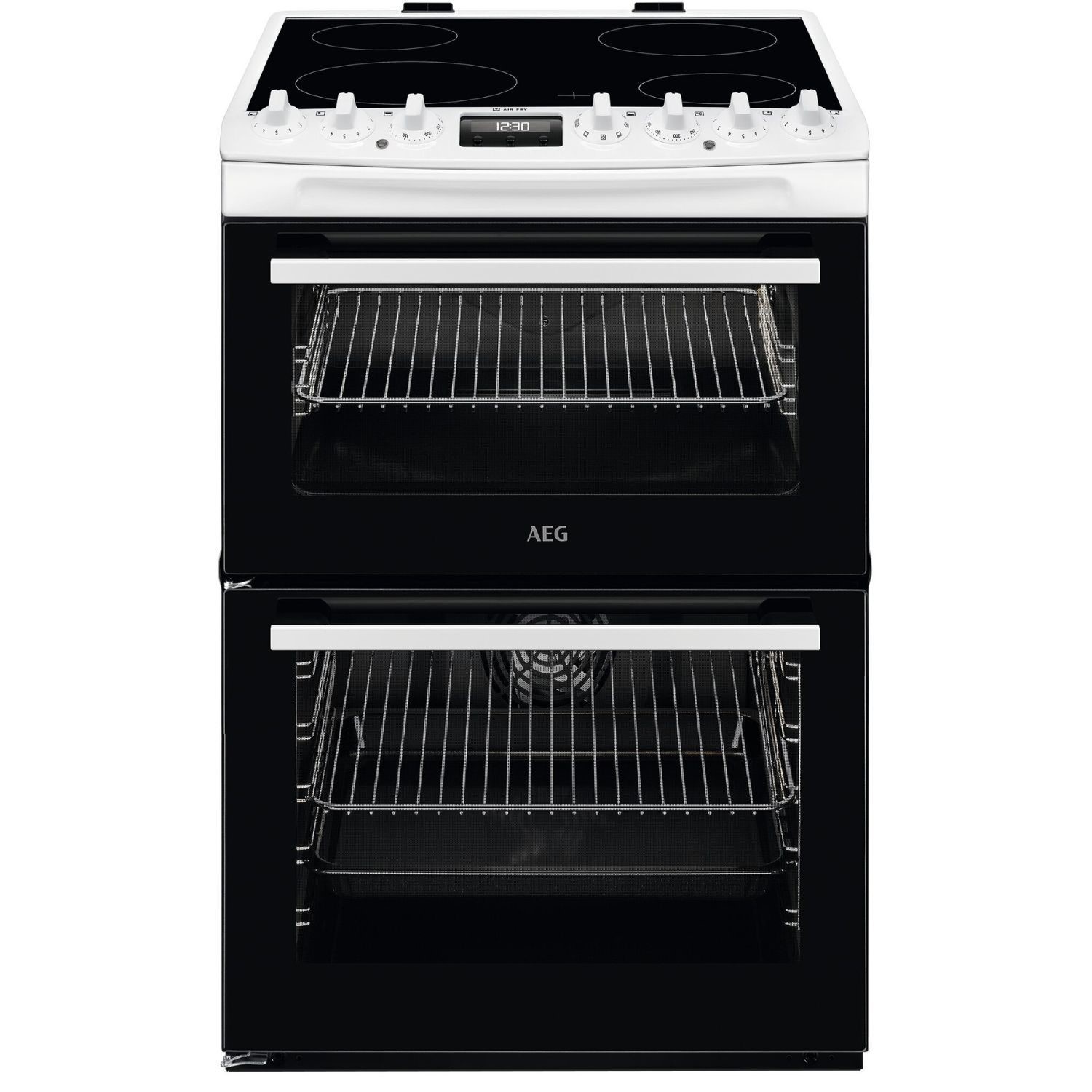 Aeg White Ccx6740acw 6000 Steambake 60Cm Electric Induction Cooker Size 60 X 60 Cm
