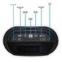 electriQ 12 Litre Dehumidifier with Digital Humidistat and Air Purifier