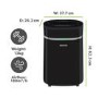 GRADE A2 - electriQ 20L Low-Energy Quiet Anti Bacterial Compressor Dehumidifier and HEPA Air Purifier