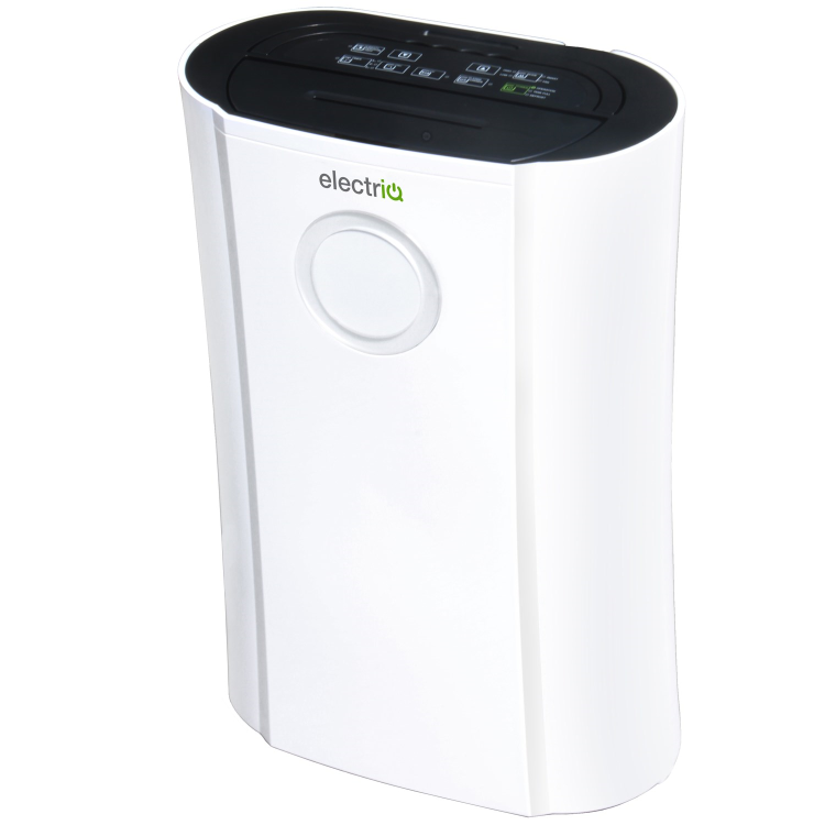 GRADE A2 - electriQ 12L Low-Energy Laundry Dehumidifier and Anti-Bacterial UV/HEPA Air Purifier 