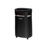 GRADE A2 - electriQ 12 Litre Low Energy UV Antibacterial Dehumidifier with HEPA Air Purifier - Black