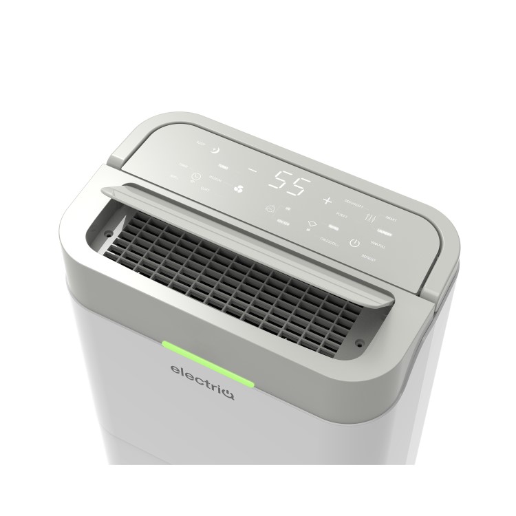 electriQ EcoPlus 12L Low-Energy Smart Laundry Dehumidifier & True HEPA Air Purifier