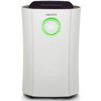 GRADE A2 - electriQ 12 Litre Low Energy UV Antibacterial Dehumidifier with HEPA Air Purifier - White