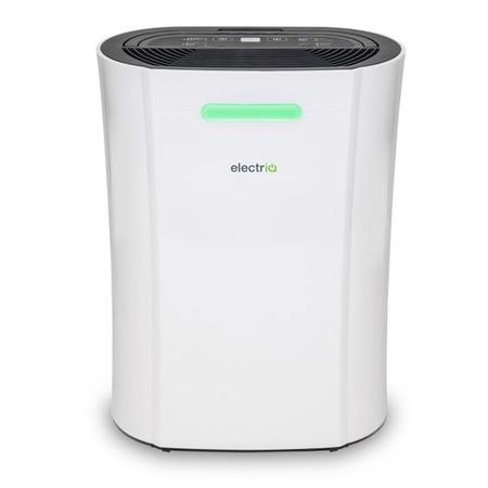 GRADE A1 - electriQ 12 litre Dehumidifier for 3 bed house with Digital Humidistat and Air Purifier