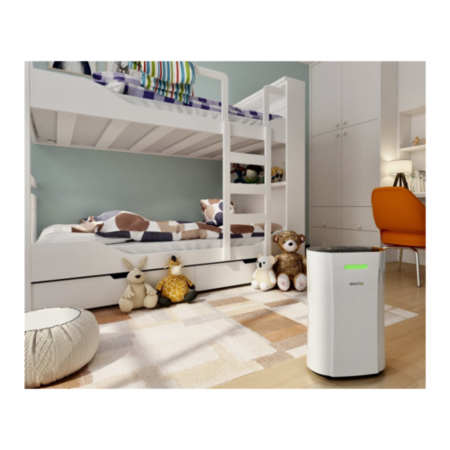 GRADE A1 - electriQ 12 litre Dehumidifier for 3 bed house with Digital Humidistat and Air Purifier