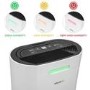 GRADE A1 - electriQ 12 litre Dehumidifier for 3 bed house with Digital Humidistat and Air Purifier