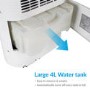 GRADE A2 - electriQ CD12LE PRO 12L Low Energy Smart App WIFI Dehumidifier for up to 3 bed house with Plasma Air Purifier 