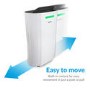 GRADE A2 - electriQ CD12LE PRO 12L Low Energy Smart App WIFI Dehumidifier for up to 3 bed house with Plasma Air Purifier 