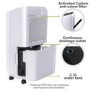 Refurbished electriQ 12L Smart Quiet Low-Energy Dehumidifier and  Air Purifier