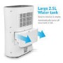 GRADE A2 - electriQ 12 Litre Dehumidifier for 3 bed house with Digital Humidistat and Air Purifier