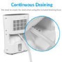 GRADE A2 - electriQ 12 Litre Dehumidifier for 3 bed house with Digital Humidistat and Air Purifier