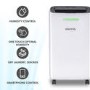 Refurbished electriQ 12L Smart Quiet Low-Energy Dehumidifier and  Air Purifier