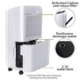 GRADE A3 - electriQ 12L Quiet Low-Energy Dehumidifier with Air Purifier