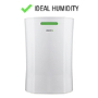 Refurbished electriQ 12 Litre Dehumidifier with Digital Humidistat and Air Purifier