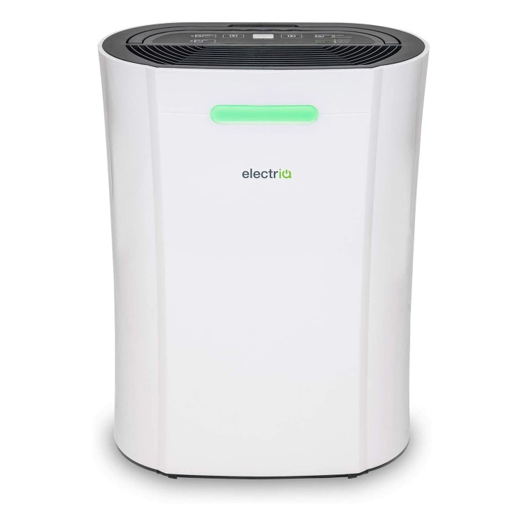 electriQ 12 Litre Dehumidifier with Digital Humidistat and Air Purifier