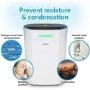 electriQ 12 Litre Dehumidifier with Digital Humidistat and Air Purifier