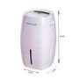GRADE A1 - electriQ 16 litre Quiet Low Energy Dehumidifier for up to 4 bed houses