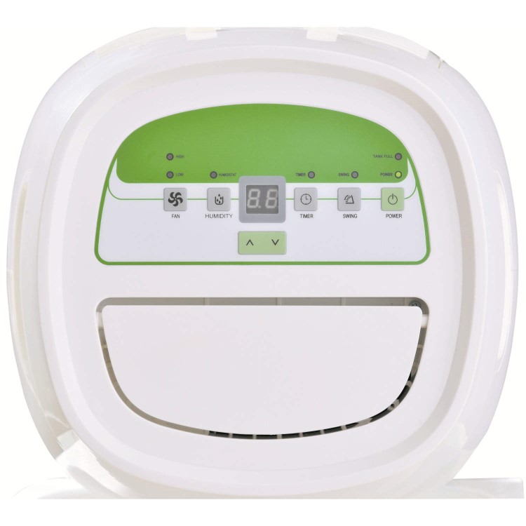 GRADE A1 - ElectriQ 16L Quiet Low Energy Digital Dehumidifier for flats and  up to 4 beds homes