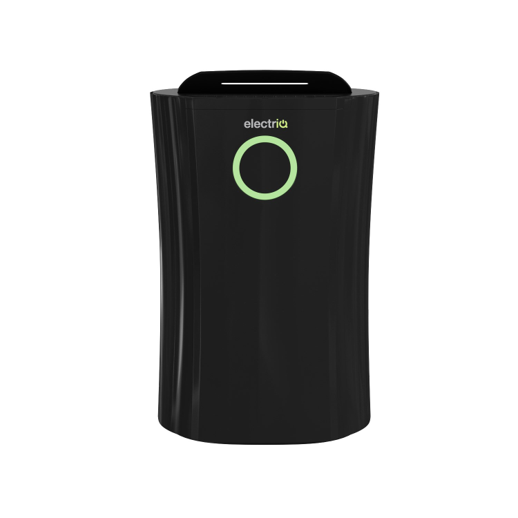 GRADE A2 - electriQ 20L Low Energy Premium Black Dehumidifier for 2 to 5 bed houses