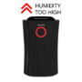 GRADE A2 - electriQ 20L Low Energy Premium Black Dehumidifier for 2 to 5 bed houses