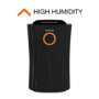 GRADE A2 - electriQ 20L Low Energy Premium Black Dehumidifier for 2 to 5 bed houses