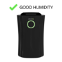 GRADE A2 - electriQ 20L Low Energy Premium Black Dehumidifier for 2 to 5 bed houses
