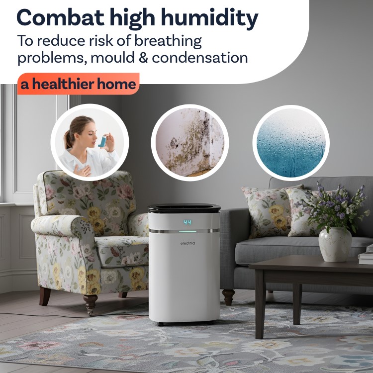electriQ Premium 20L Low-Energy Quiet Laundry Dehumidifier