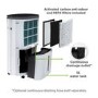 electriQ 20L Low-Energy Quiet Laundry Dehumidifier with HEPA UV Air Purifier