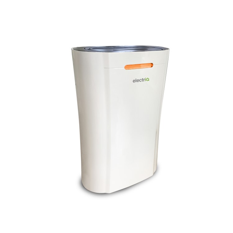 GRADE A2 - electriQ 20L Low-Energy Smart Quiet Anti Bacterial Compressor Dehumidifier and HEPA Air Purifier