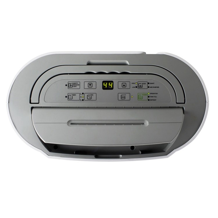GRADE A2 - electriQ 20L Low-Energy Smart Quiet Anti Bacterial Compressor Dehumidifier and HEPA Air Purifier