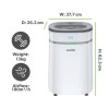 electriQ 20L Low-Energy Smart Wifi Laundry Dehumidifier and HEPA UV Air Purifier