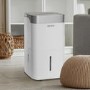 Refurbished electriQ 20 Litre Smart App Alexa Low Energy Dehumidifier with UV Air Purifier