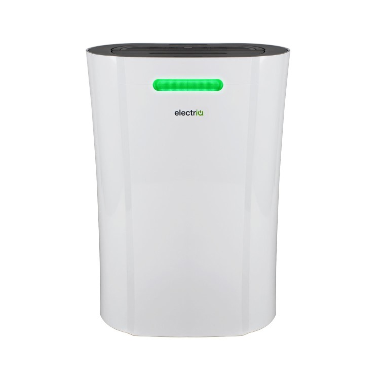 GRADE A2 - electriQ CD12LE PRO 12L Low Energy Smart App WIFI Dehumidifier for up to 3 bed house with Plasma Air Purifier 