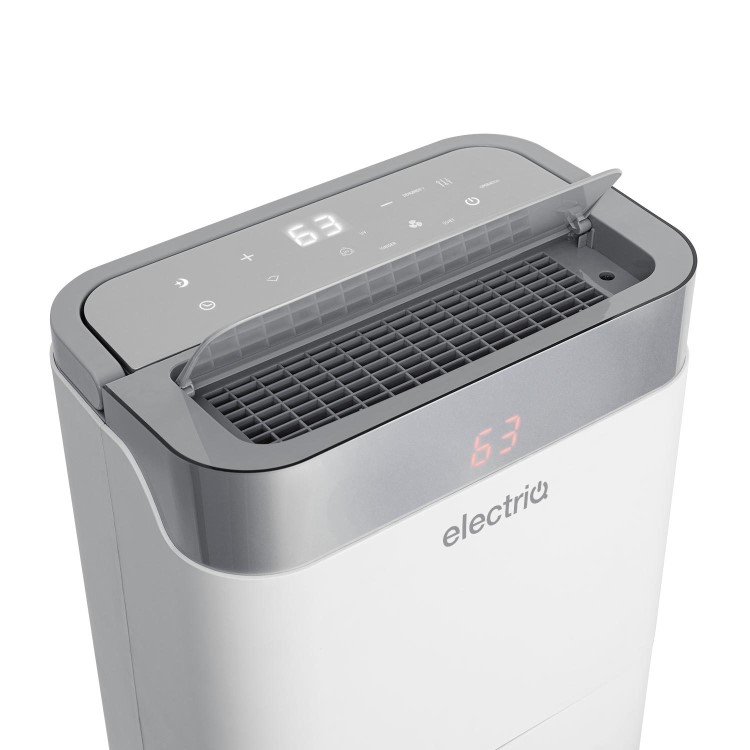 Refurbished electriQ 20 Litre Smart App Alexa Low Energy Dehumidifier with UV Air Purifier