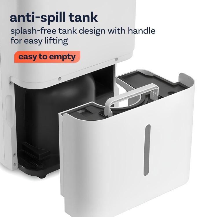 Refurbished electriQ 20 Litre Smart App Alexa Low Energy Dehumidifier with UV Air Purifier