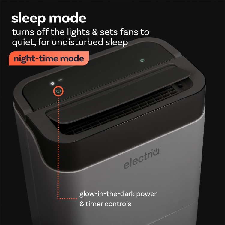 electriQ EcoPlus 25L Smart Laundry Dehumidifier & Air Purifier